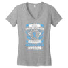 Never Underestimate the Strength of a Prostate Cancer Warrior Women's V-Neck T-Shirt