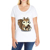 nuts Ladies Curvy T-Shirt