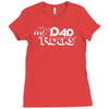 my dad rocks Ladies Fitted T-Shirt