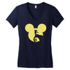 mickey skellington Women's V-Neck T-Shirt