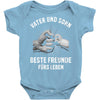 vater und sohn Baby Onesie