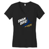 swan dive Women's V-Neck T-Shirt