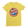bacon beach Ladies Fitted T-Shirt