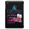 yoga and wine iPad Mini