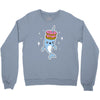 narwhal donuts cute unicorn sweet cool awesome Crewneck Sweatshirt