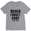 Never Forget Chaz V-Neck Tee