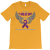 my hero is now my angel pancreatic cancer awareness T-Shirt