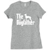 the dogfather italian greyhound white Ladies Fitted T-Shirt