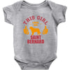 This Girl Loves Saint Bernard Baby Onesie