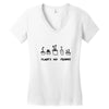 plants are friends Women's V-Neck T-Shirt