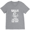 Back Off I Have A Crazy Grandpa And I am not Afraid To Use Him V-Neck Tee