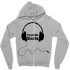 feed me beats Zipper Hoodie