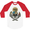 summer skull 3/4 Sleeve Shirt