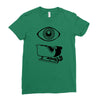 eye sleigh Ladies Fitted T-Shirt