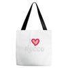 i love rocco Tote Bags
