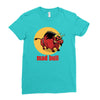 mad bull Ladies Fitted T-Shirt