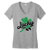 Lucky Irish Baby Women's V-Neck T-Shirt