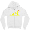 evolution lego basketball sports funny Zipper Hoodie