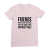 friends Ladies Fitted T-Shirt