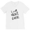 i don't care V-Neck Tee