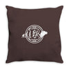 bitcoin' logo Throw Pillow