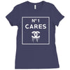 no1 cares Ladies Fitted T-Shirt