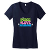 peace, love, massage Women's V-Neck T-Shirt