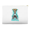 pizza shark graphic Accessory Pouches