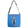 funny , fourtwo wheels, ideal gift, birthday present Adjustable Strap Totes