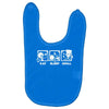 v4 eat sleep grill Baby Bibs