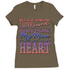 my mom is in heaven forever Ladies Fitted T-Shirt
