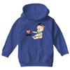 Cute Baby Painter's Mom Love Youth Hoodie