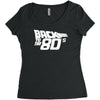 back to the 80's, funny retro Women's Triblend Scoop T-shirt