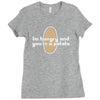 im hungry and youre a potato Ladies Fitted T-Shirt
