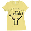 save ferrıs Ladies Fitted T-Shirt