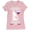 russian wife Ladies Fitted T-Shirt