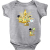 playing with monsters Baby Onesie