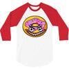 Angry Donut 3/4 Sleeve Shirt