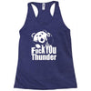 ted fuck you thunder Racerback Tank