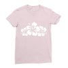 hawaiian flower Ladies Fitted T-Shirt