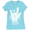 stand for heavy metal Ladies Fitted T-Shirt