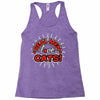 real men love cats (3) Racerback Tank