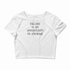 motivation Crop Top