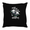 keep sleeping Throw Pillow