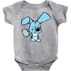 evil rabbit Baby Onesie