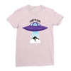 i want to leave Ladies Fitted T-Shirt