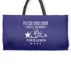vater und sohn beste freunde Weekender Totes