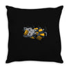 friendly kitty Throw Pillow