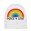Peace &amp; Love Baby Beanies