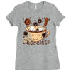 hot chocolate time! Ladies Fitted T-Shirt
